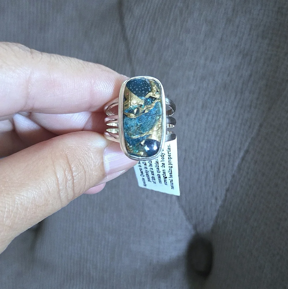 Shivam Apatite Quartz Statement Ring💍 - NWT - Picture 15 of 15